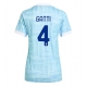 Juventus Federico Gatti #4 Replike Gostujuci Dres za Ženska 2025-26 Kratak Rukav